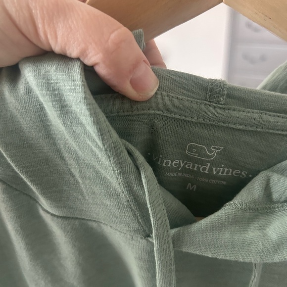 Vineyard Vines Sage Green Hoodie tee - Picture 7 of 7